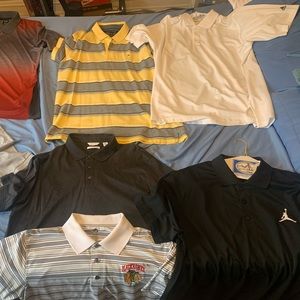 Various brand polo shirts most size XL